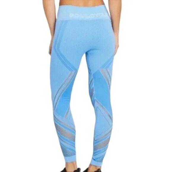 SoulCycle x Nux Quintessential Leggings High Rise Compression Blue Size Medium - Picture 2 of 3